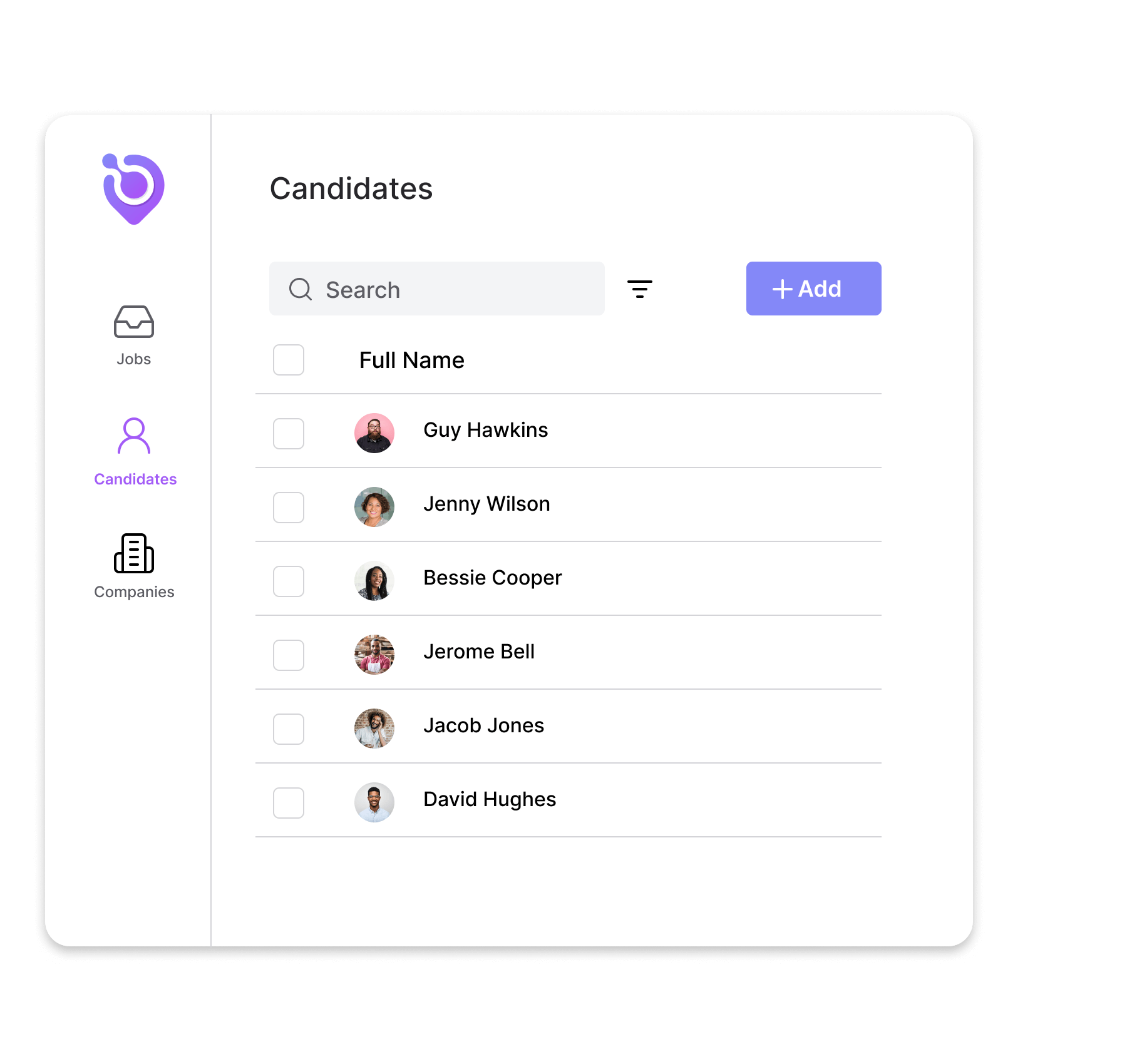 Hirepad dashboard